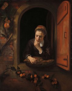 Fille à une fenêtre, connue sous le nom de 